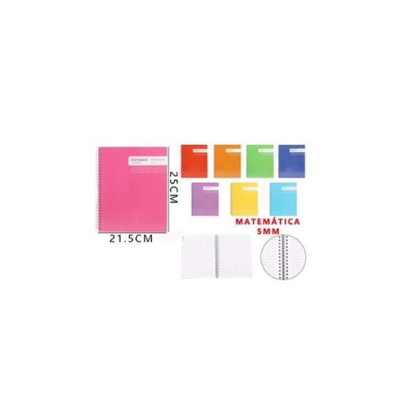 GENERICO - Cuaderno Universitario Matemática 5 Mm 100 Hojas