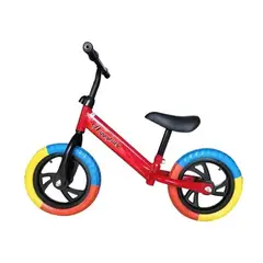 GENERICO - BicicletaDe Equilibrio Infantil Roja