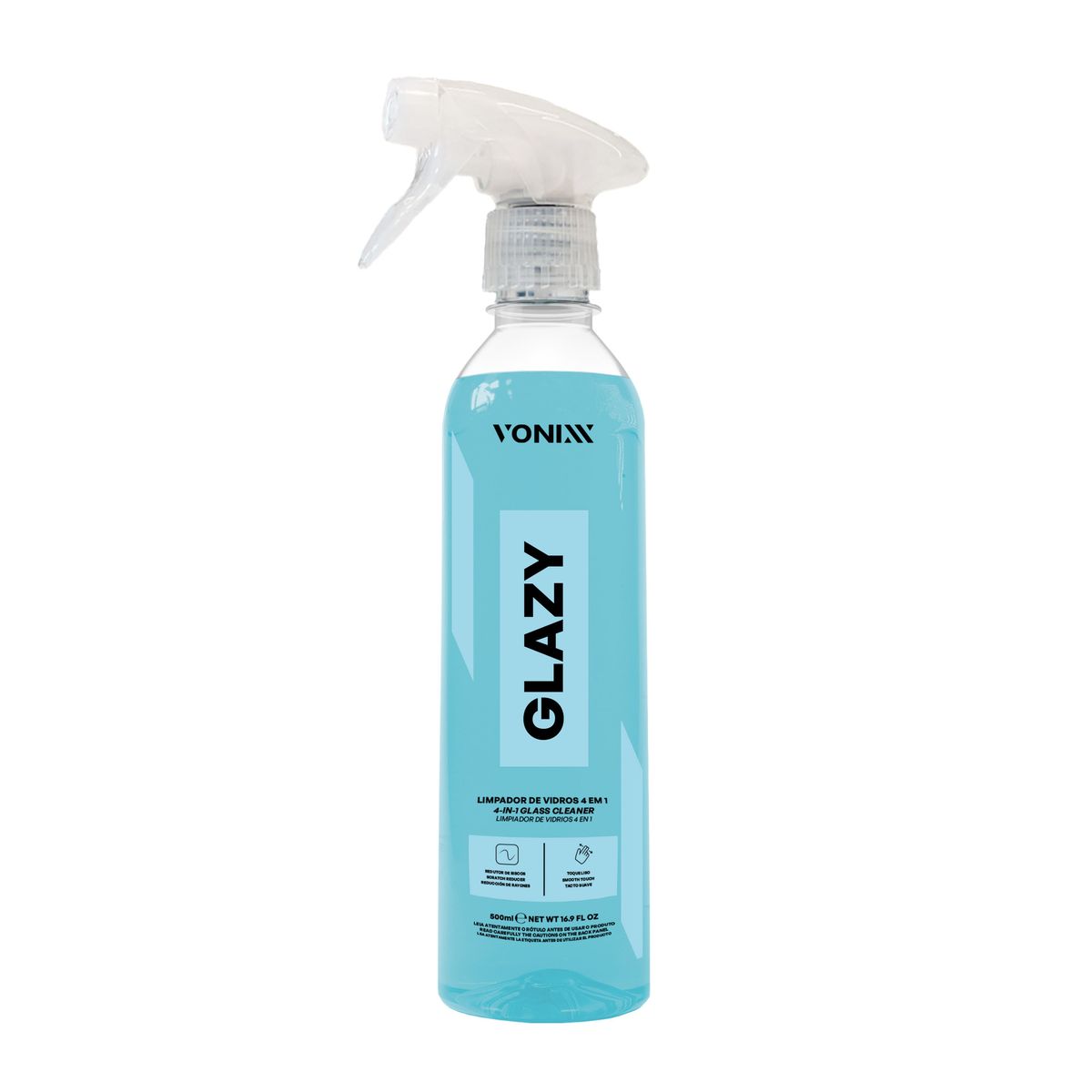 VONIXX - GLAZY - Limpiador de Vidrios - 4 en 1 - 500ml