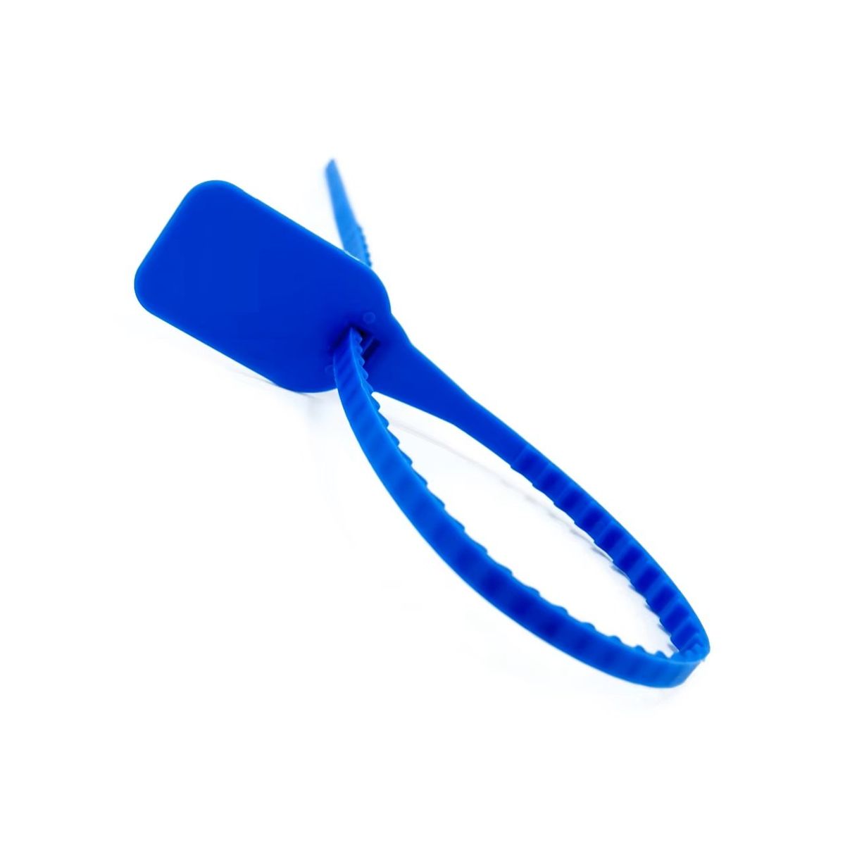 GENERICO - Sello de Seguridad Plástico Ajustable 250mm 100un Azul