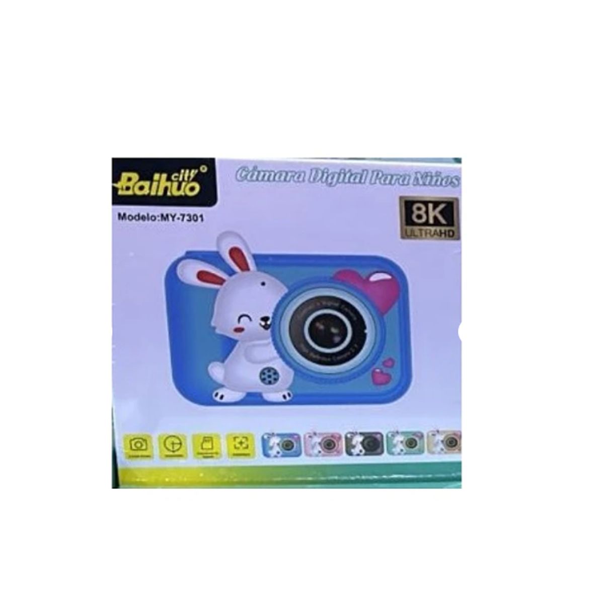 GENERICO - Cámara Digital Para Niños-NEGRA