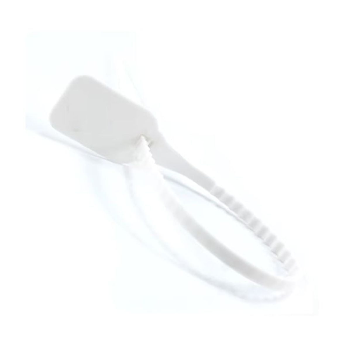 GENERICO - Sello de Seguridad Plástico Ajustable 250mm 100un Blanco