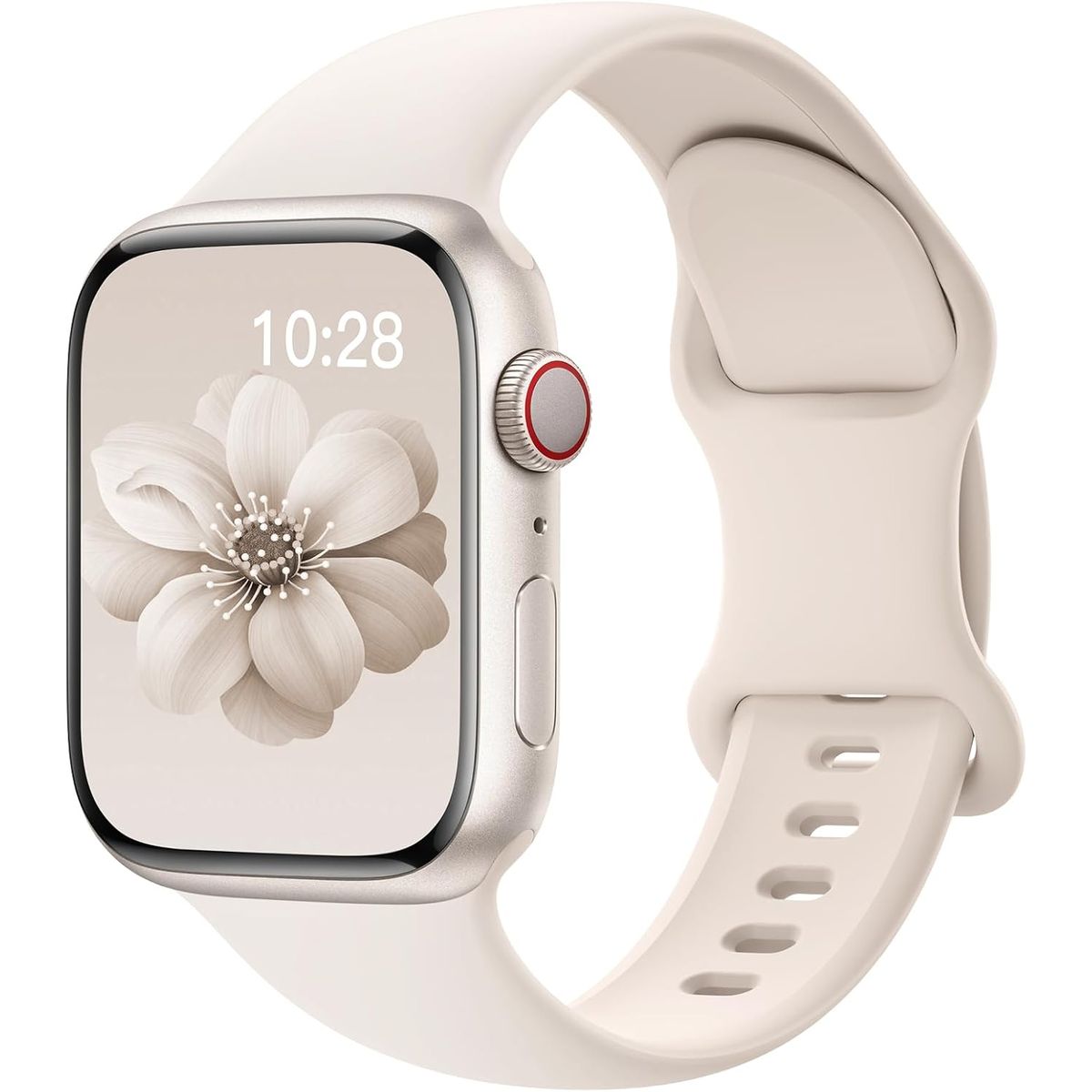 GENERICO - Correa Silicona Para Apple Watch 38 40 41 42mm Beige