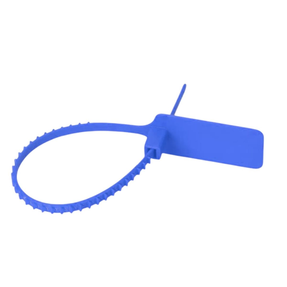 GENERICO - Sello de Seguridad Plástico Ajustable 230mm Bolsa 100un Azul