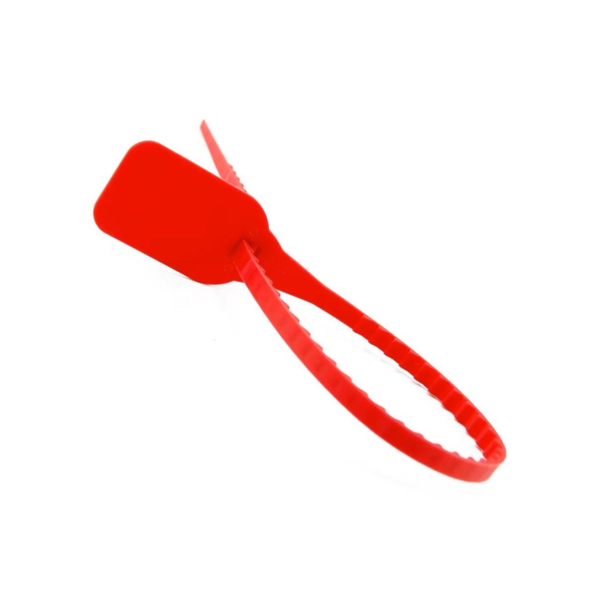 GENERICO - Sello de Seguridad Plástico Ajustable 230mm 100un Rojo