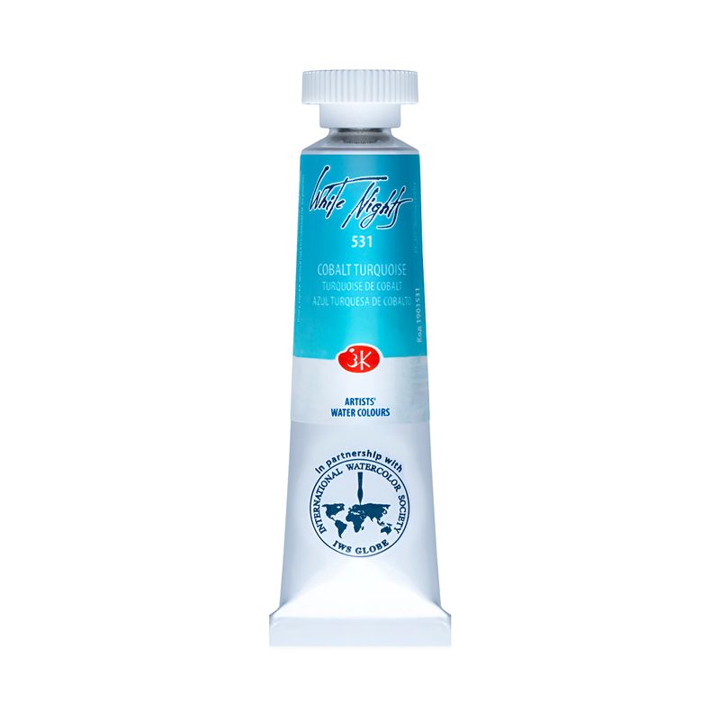 GENERICO - Acuarela White Nights 10ml - 531 Azul Turquesa de Cobalto