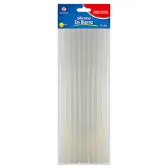 PROARTE - Silicona Transparente Barra 7Mm 10uni