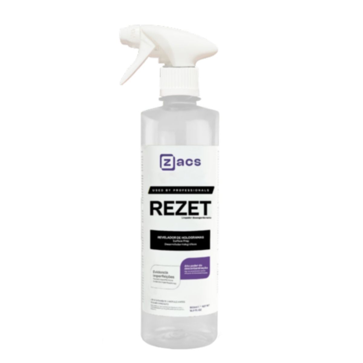 ZACS - REZET - Revelador de imperfecciones y hologramas - 500ml
