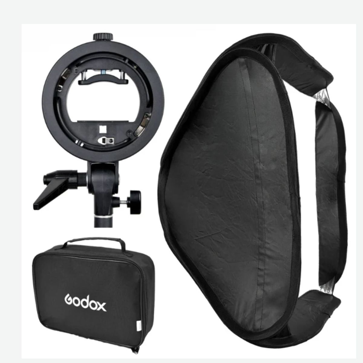 GENERICO - SOFTBOX GODOX 40X40CM + ADAPTADOR BOWENS