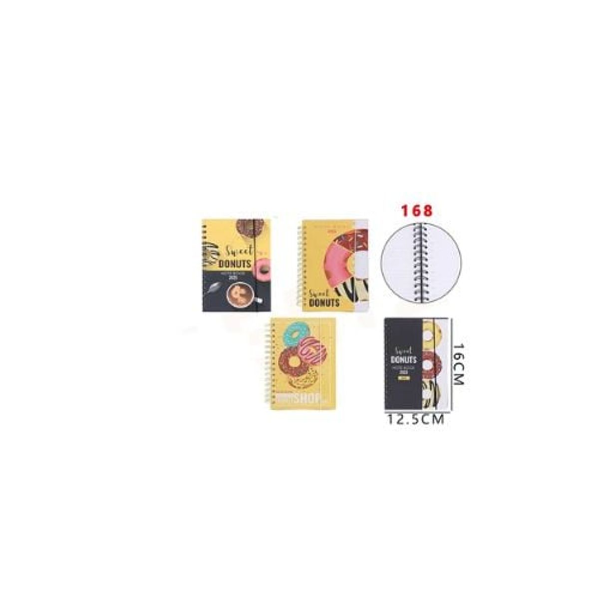 GENERICO - Agenda Donas 2025 12 5 16 Cm 168 Hojas