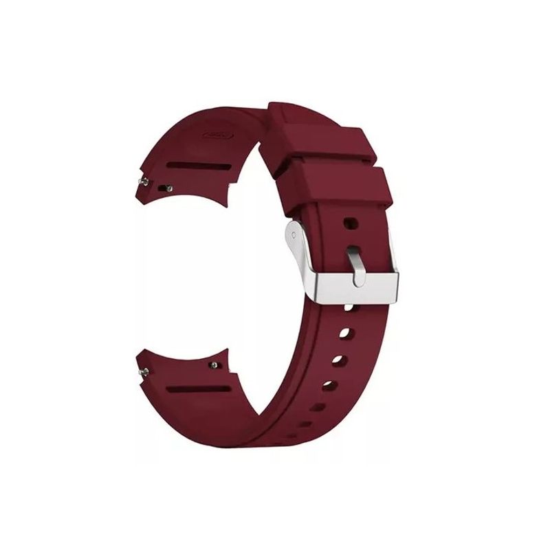 GENERICO - Correa Compatible Samsung Galaxy Watch 4 & 5 /20mm Vinotinto