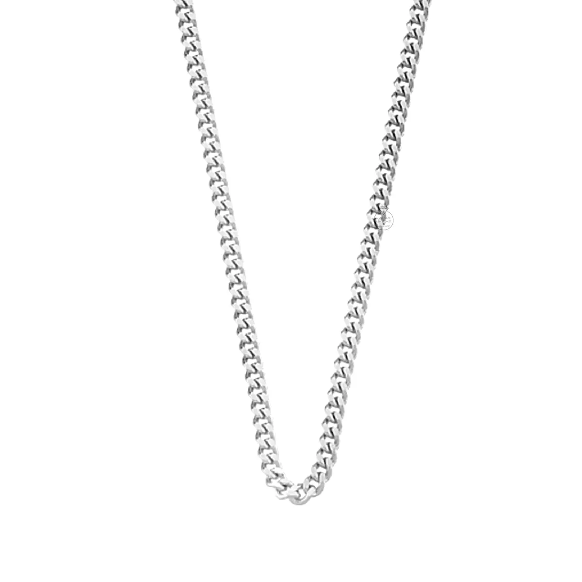 JOYAS MYTOKE - Cadena Grumet 50cm Plata Fina Hipoalergenica 925