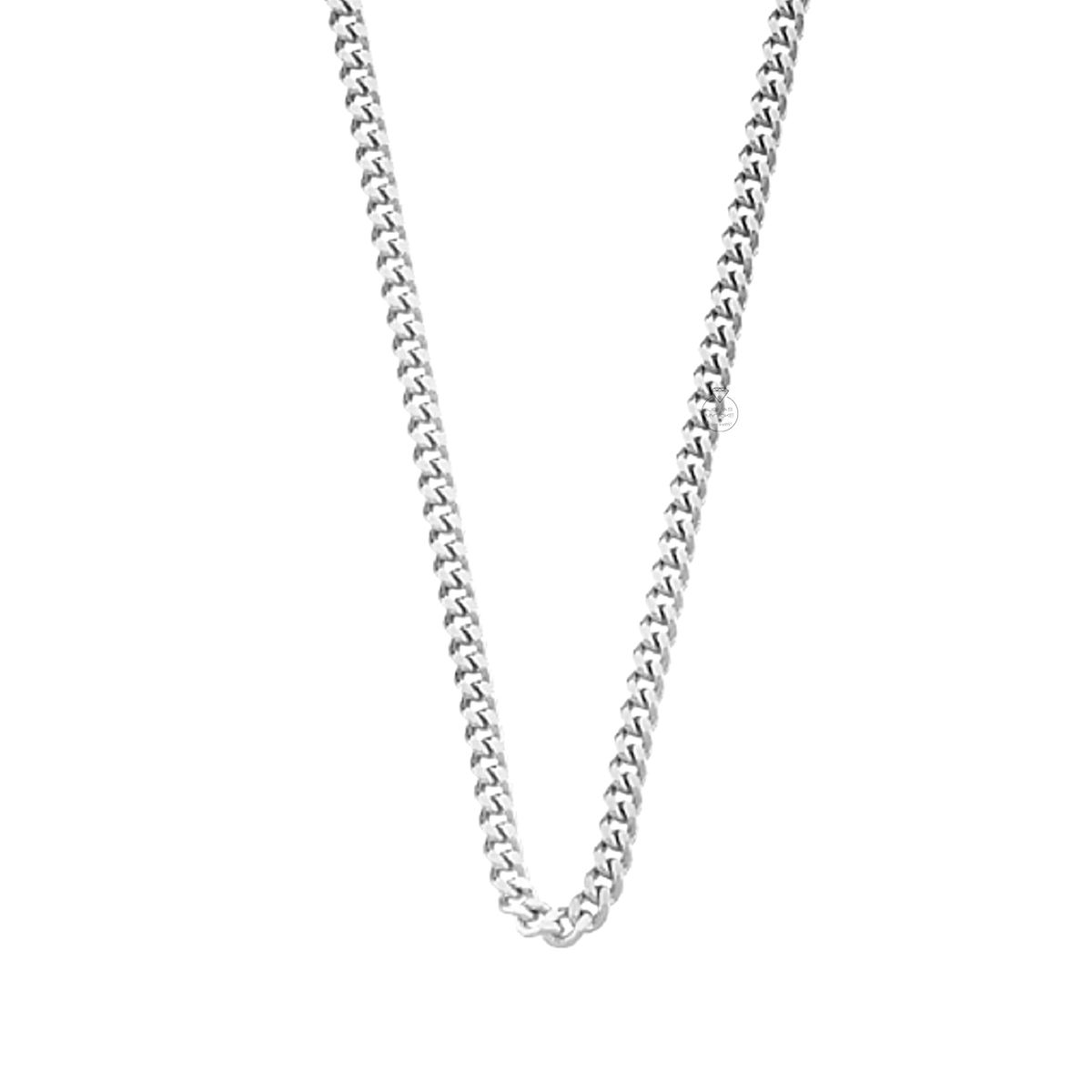 JOYAS MYTOKE - Cadena Grumet 50cm Plata Fina Hipoalergenica 925