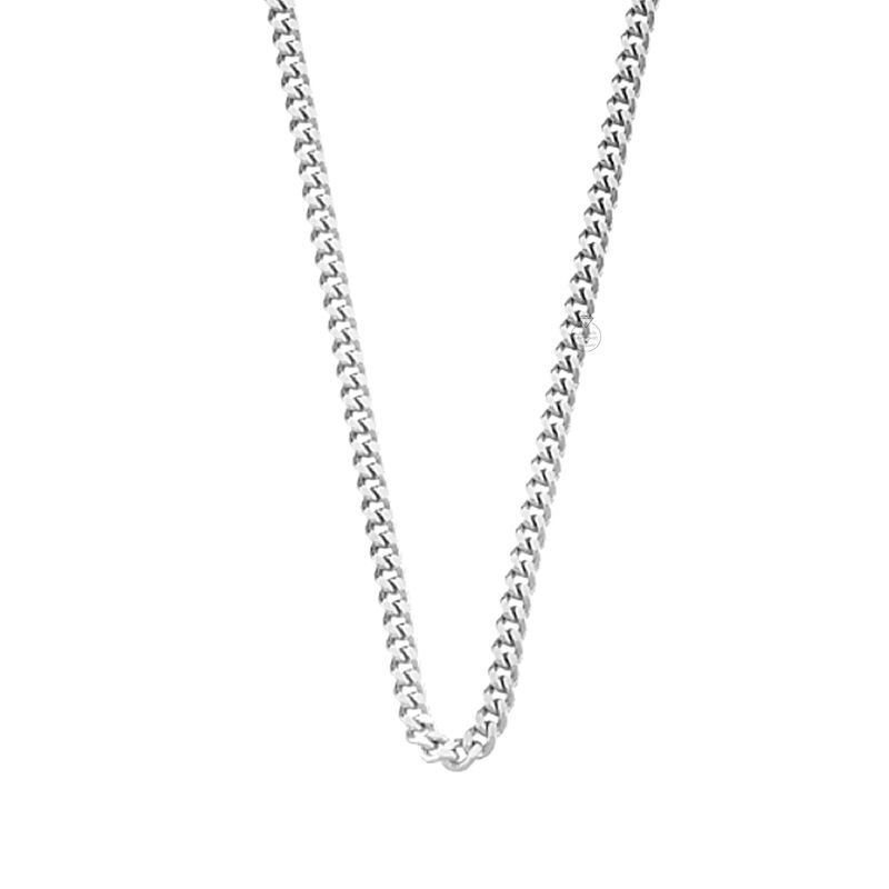 JOYAS MYTOKE - Cadena Grumet 50cm Plata Fina Hipoalergenica 925