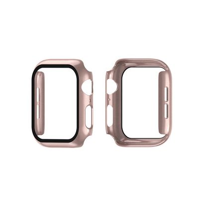 Generico Protector Carcasa Glass Apple Watch 45Mm Rosa