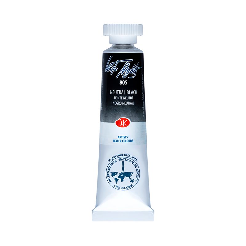 GENERICO - Acuarela White Nights 10ml - 805 Negro Neutral