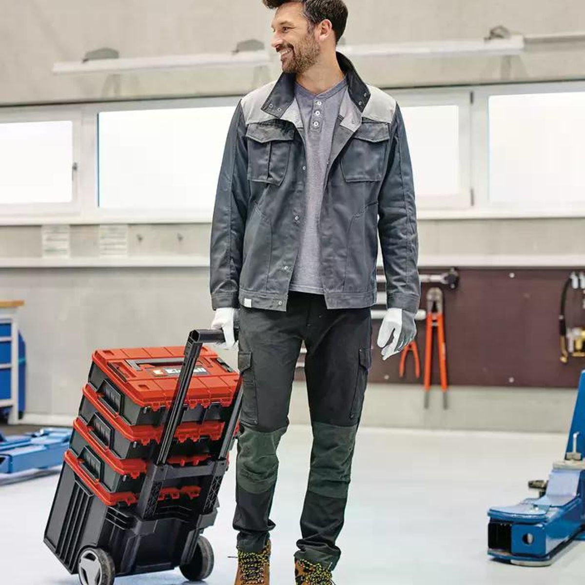 EINHELL - CAJA HERRAMIENTA EINHELL E-CASE L CON RUEDA