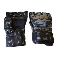 Guantes MMA sin Dedos Negros - - M