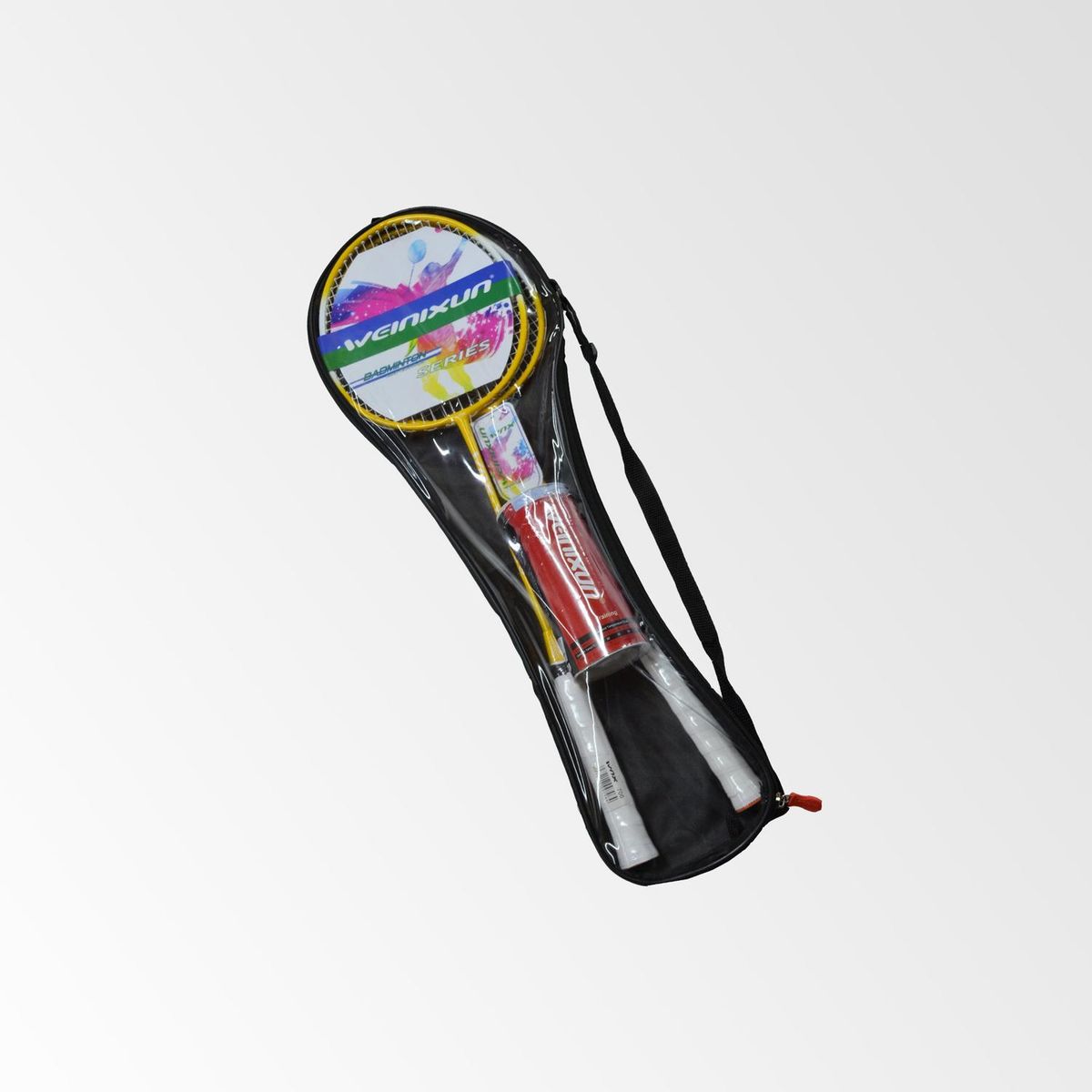 FOUR - Set de Badminton - Raquetas + Plumillas + Funda