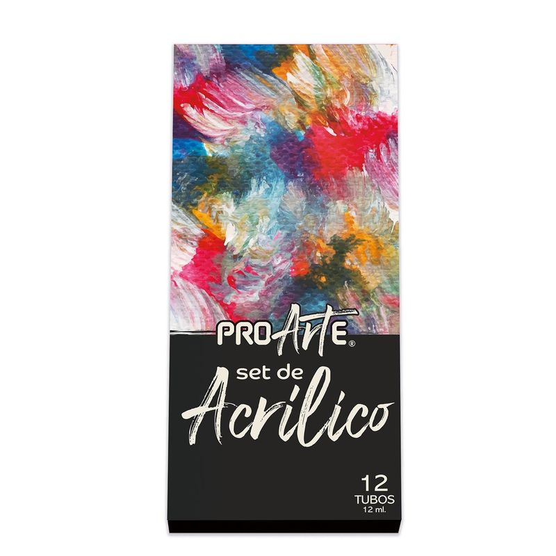PROARTE - Acrilicos 12 TubosCol 12 Ml  Proarte