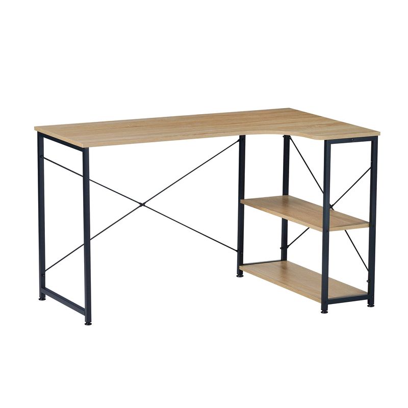 RELAN - Escritorio con Estantes Top Living Desk 12 Industrial
