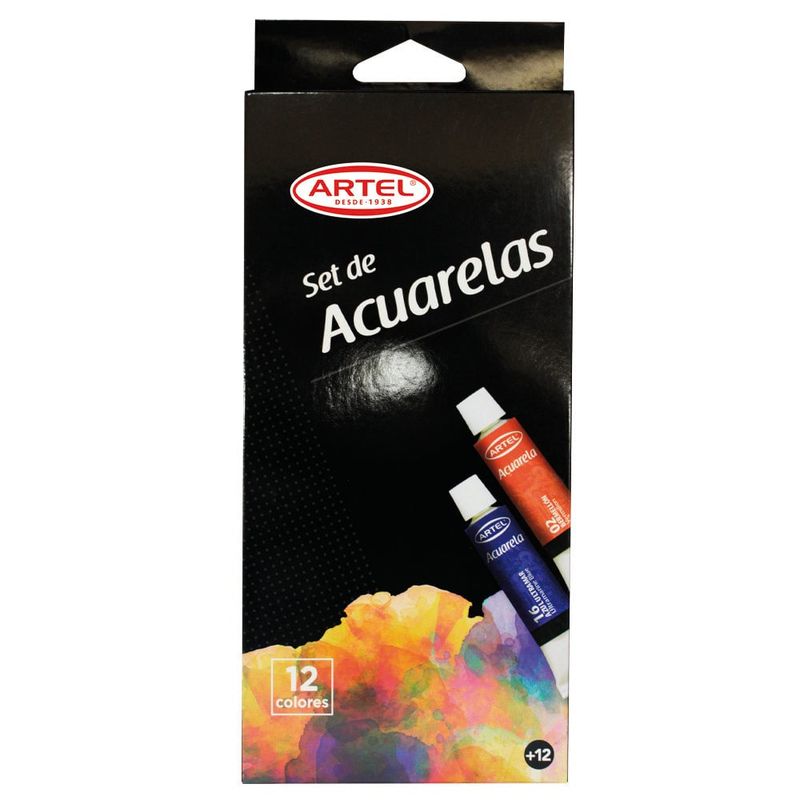 ARTEL - Set De Acuarelas 12 Colores De 12Ml