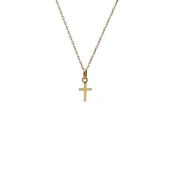 JOYAS MYTOKE - Cadena Oro 18k Mas Cruz Chica Oro 18k Unisex