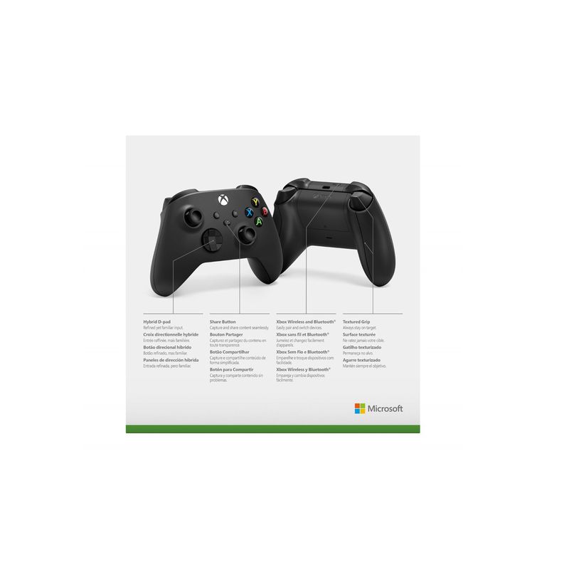MICROSOFT - Control Inalámbrico Xbox Series Carbon Black - Negro - Xbox