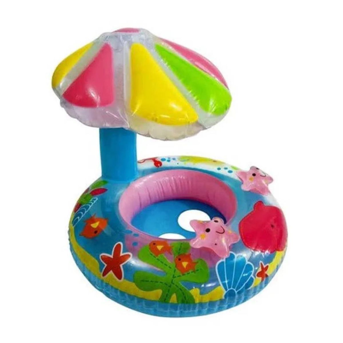 GENERICO - Flotador Inflable Sombrilla Bebe Azul