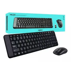 LOGITECH - MK220 Combo Teclado y Ratón Inalámbrico