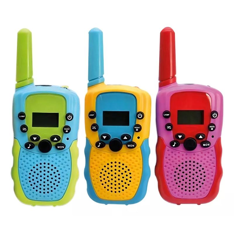 DBLUE - Set 3 Walkie Talkie Niños Dblue Colores /Color Amarillo/azul/rosado