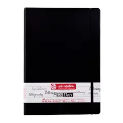 ART CREATION - Libreta Sketchbook Negra con Puntos 80grs 21x29cm