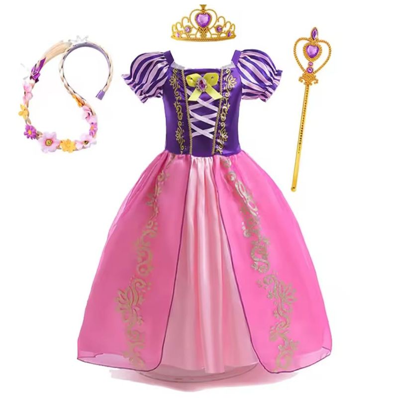 GENERICO - Disfraz Princesa Rapunzel Enredados talla 6