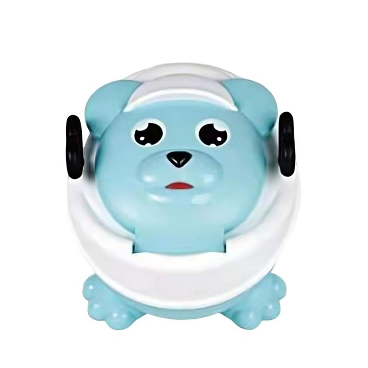 OEM - Pelela Musical 2 en 1 OSO AZUL Musica luz con Manilla