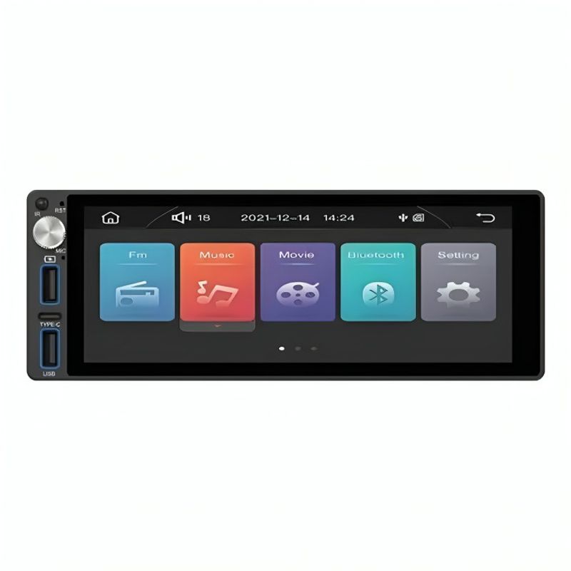 AIWA - Radio Auto Android 1 Din Con Pantalla Tactil Aiwa Aw-a485bt