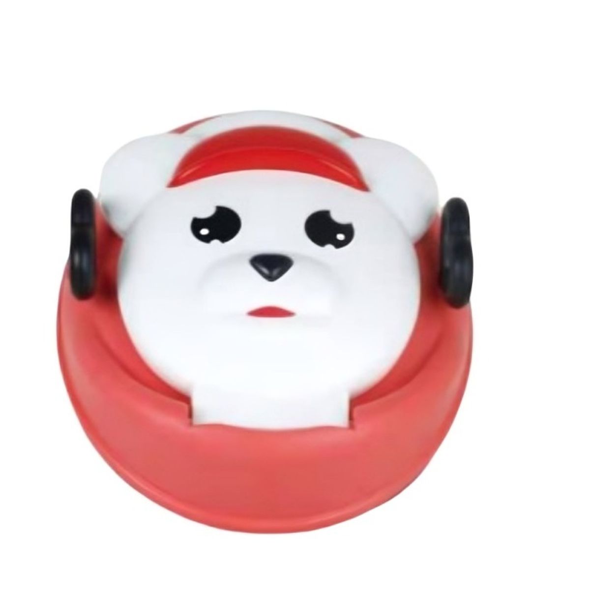 OEM - Pelela Musical 2 en 1 blanco rojo Musica luz con Manilla