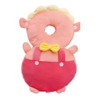 Almohada Bebe Antigolpe Rosada