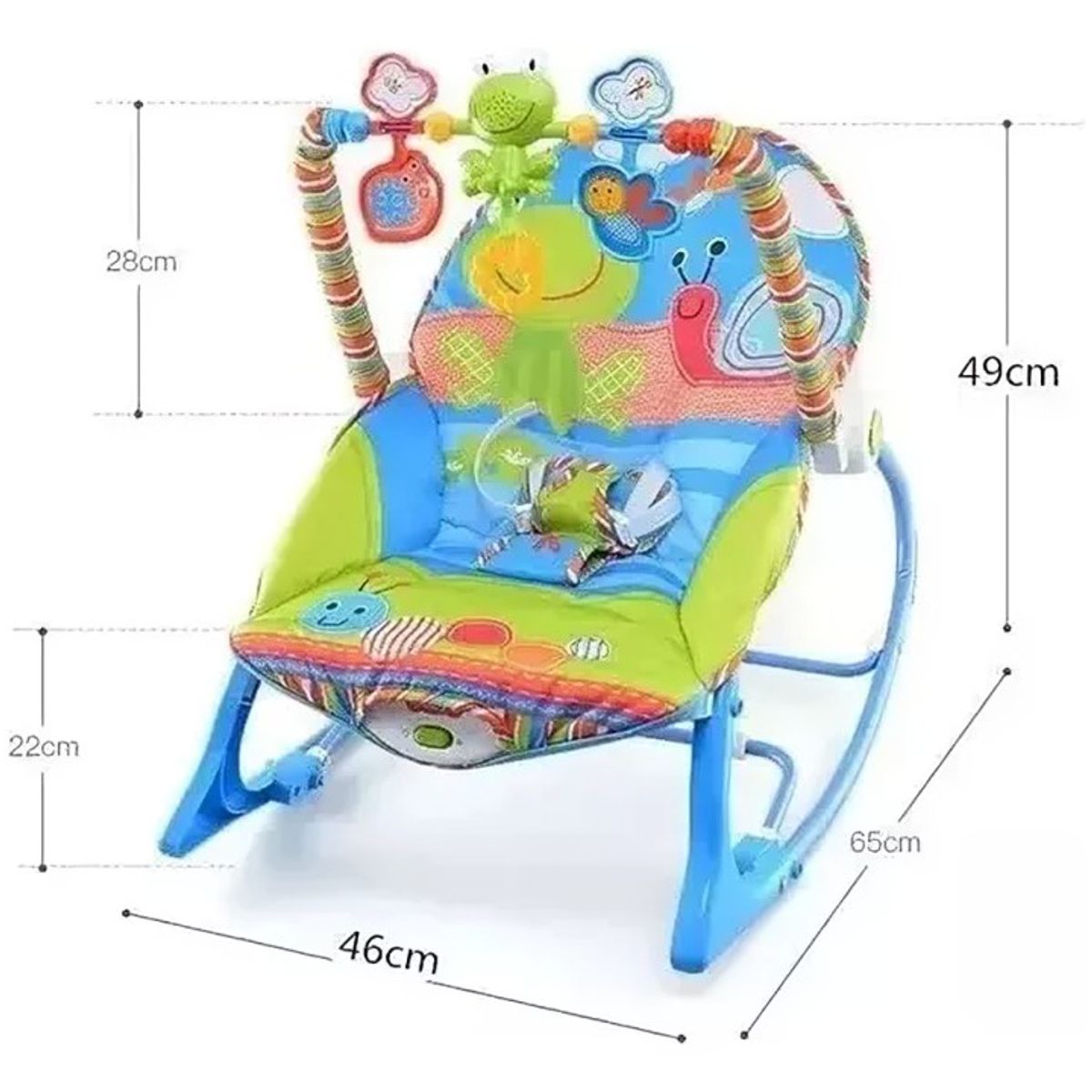 OEM - Silla bebe con Vibracion Color Azul