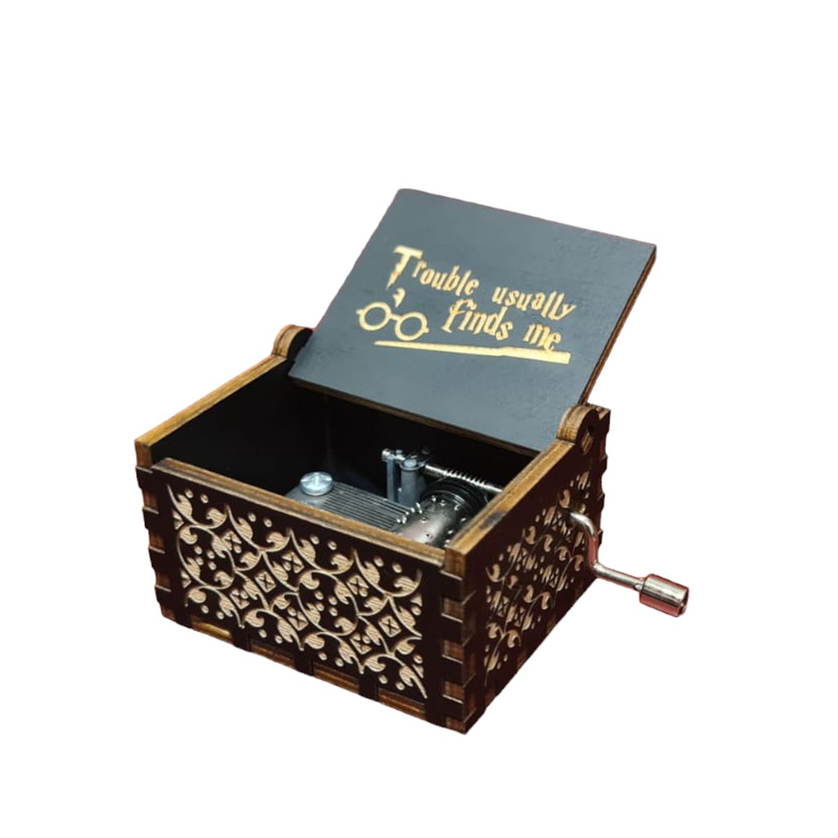 GENERICO - Caja Musical “Trouble Usually Finds Me” Harry Potter