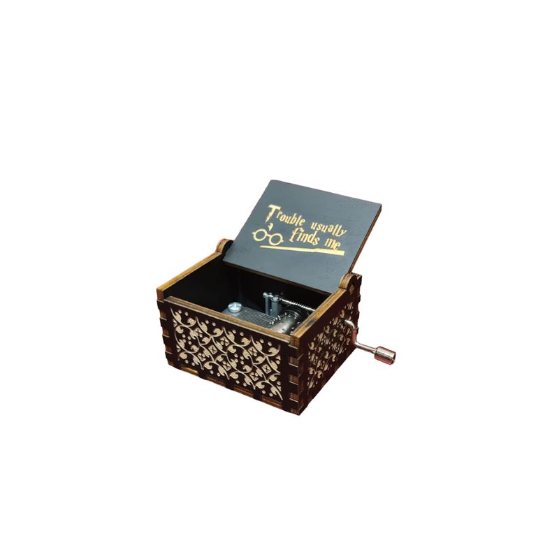 GENERICO - Caja Musical “Trouble Usually Finds Me” Harry Potter