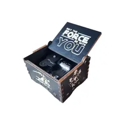 GENERICO - Caja Musical Star Wars a Cuerda May The Force Be With You