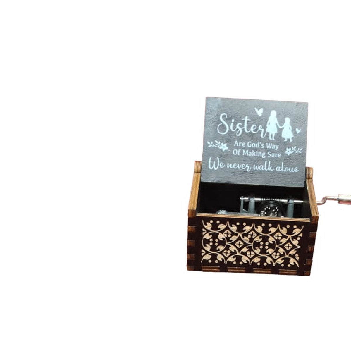 GENERICO - Caja Musical “Sister” - Hermoso Regalo con Mensaje