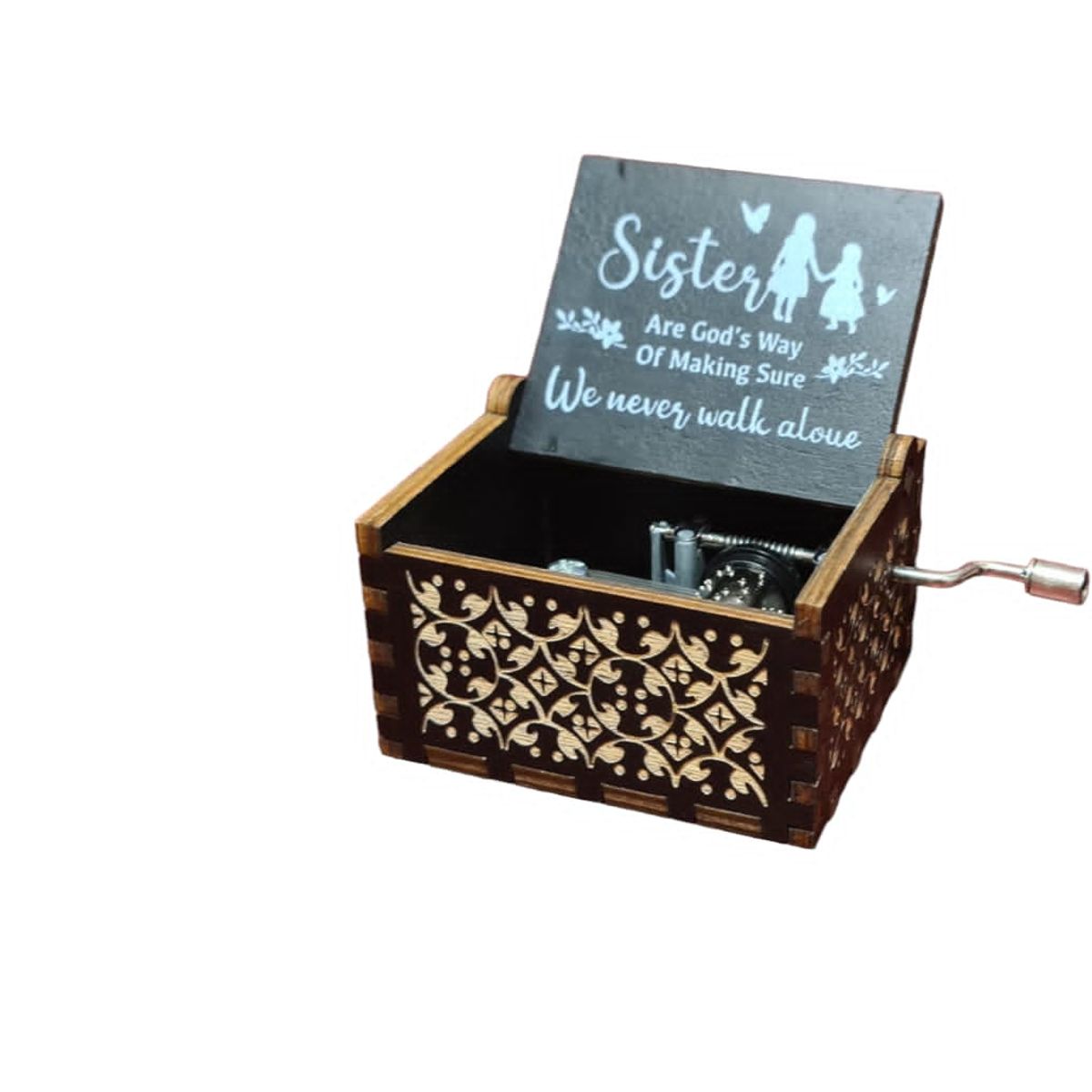 GENERICO - Caja Musical “Sister” - Hermoso Regalo con Mensaje