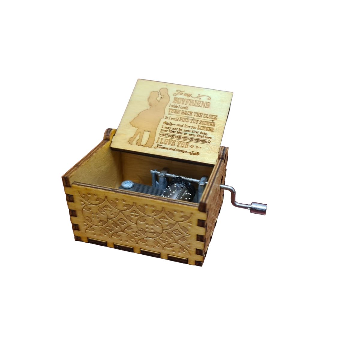 GENERICO - Caja Musical To My Boyfriend  Mensaje de Amor Grabado