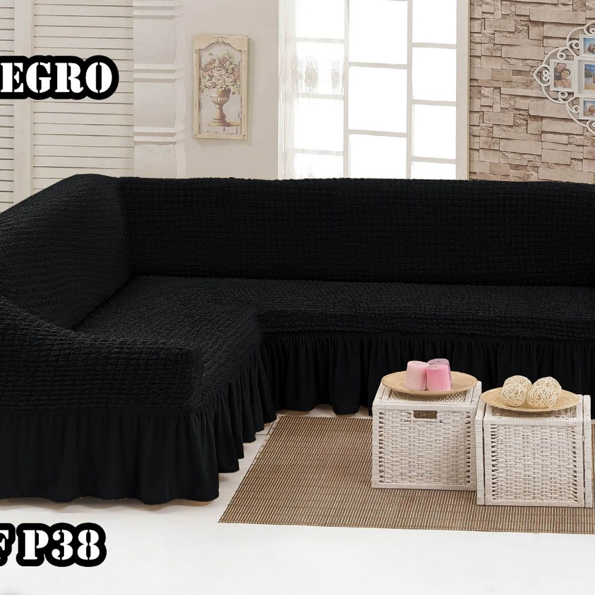 GENERICO - funda protectora de sillon L TURCO