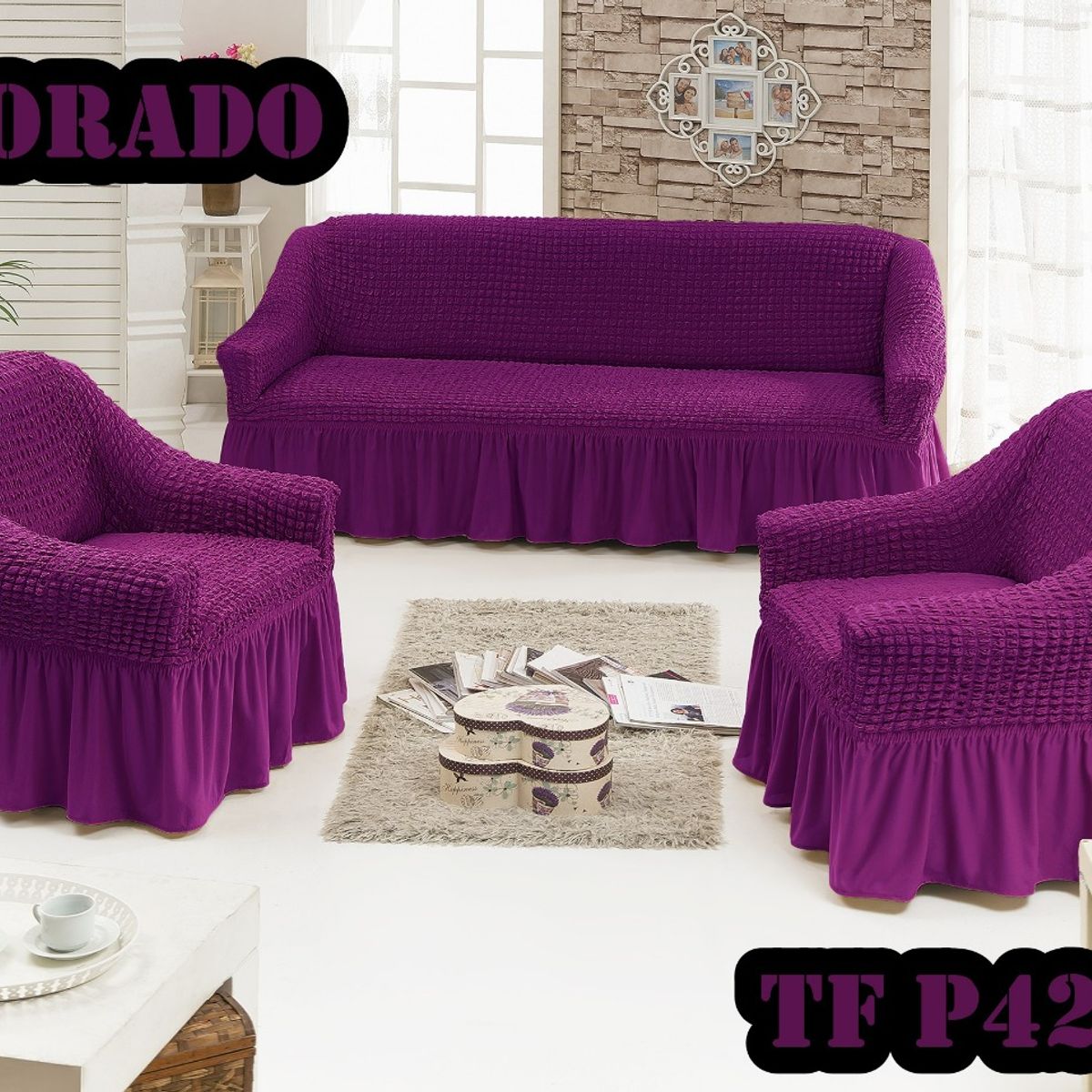 GENERICO - funda protectora de sillon 311 estilo turco