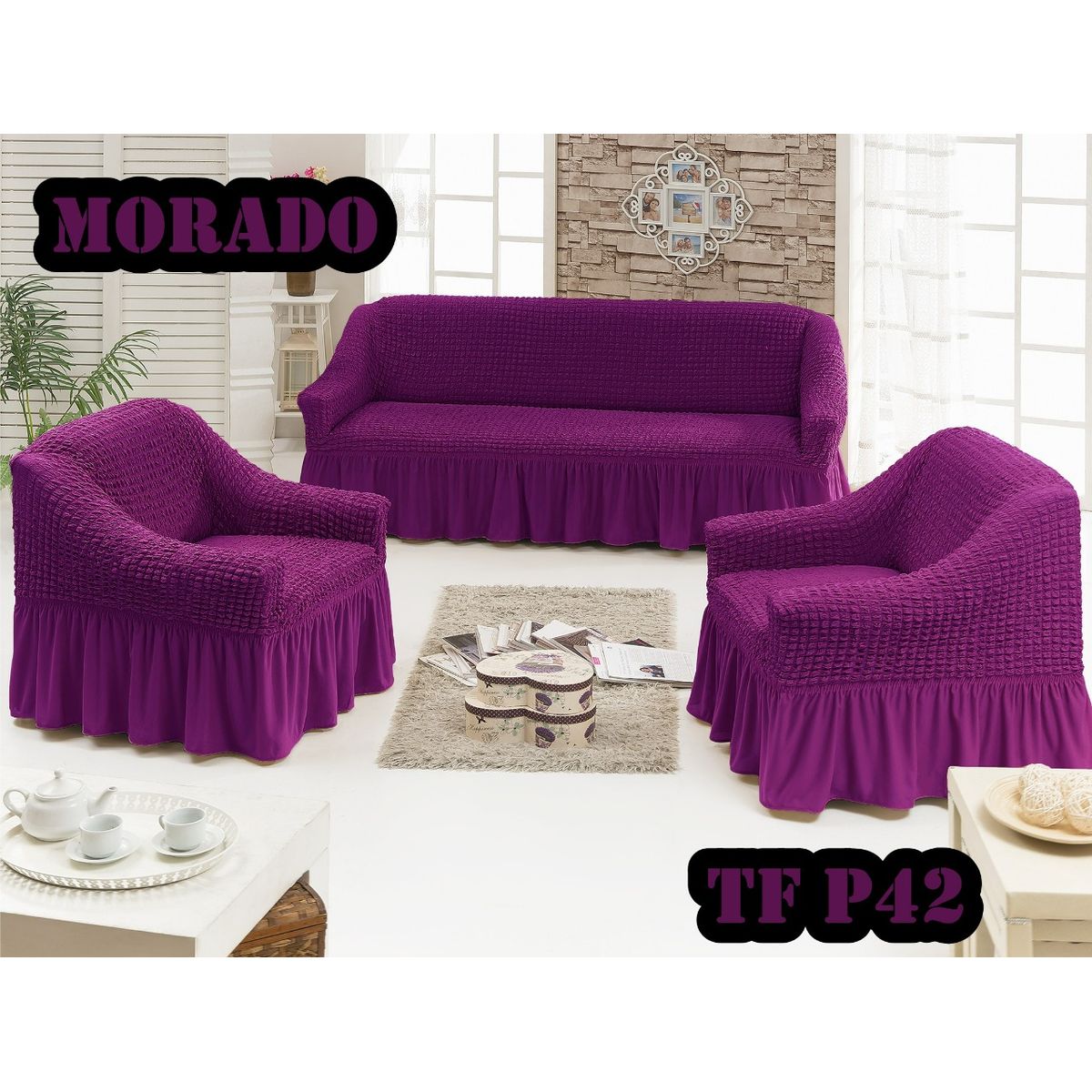 GENERICO - funda protectora de sillon 311 estilo turco