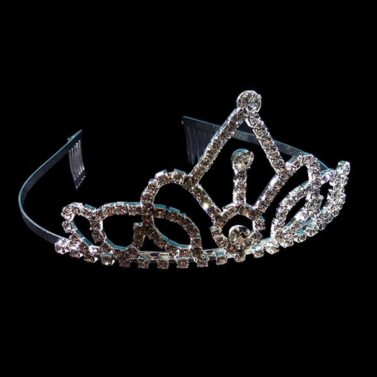 GENERICO - CORONA STRASS GRANDE PEINETA A X1 UNI