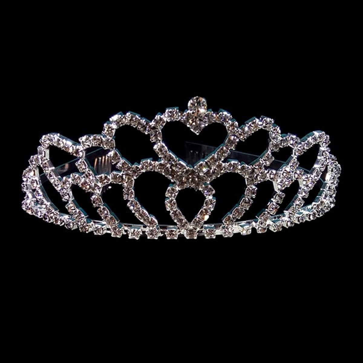 GENERICO - CORONA STRASS GRANDE PEINETA B X1 UNI