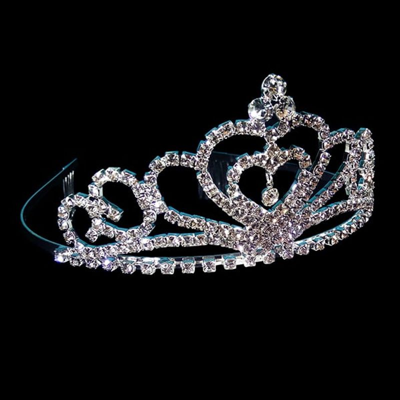 GENERICO - CORONA STRASS GRANDE PEINETA D X1 UNI